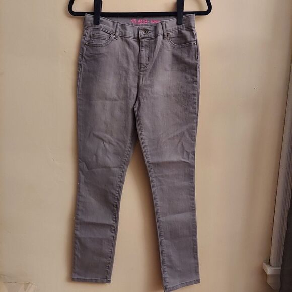 CHILDRENS PLACE Girls Super Skinny Jeans in Granite Wash - Picture 2 of 9